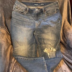 Old Navy boyfriend loose Blue Jeans